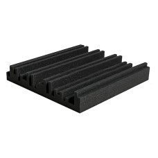 Mastermind Wedge Acoustic Studio Foam- Soundproofing – Black Color – Wedge Style Panels
